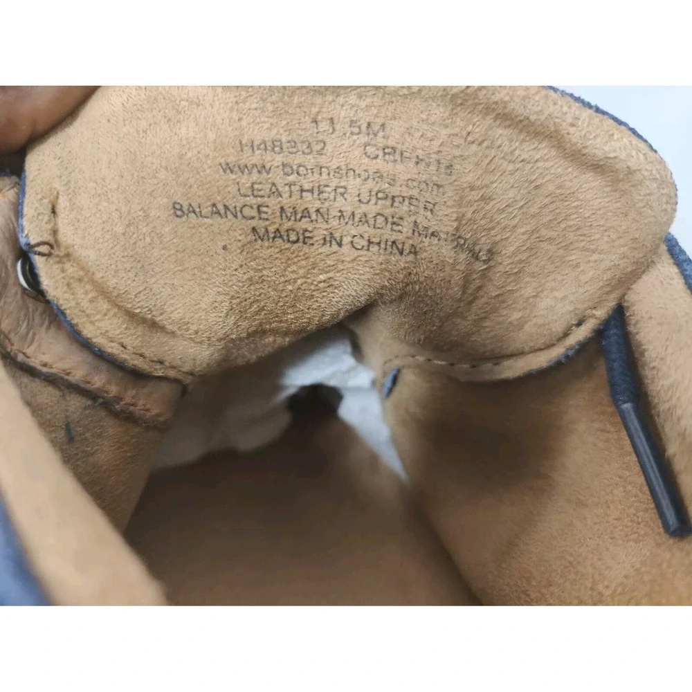 Born Nigel Mens Boot Size 11.5M Shark Blue SUEDE‎ H48332